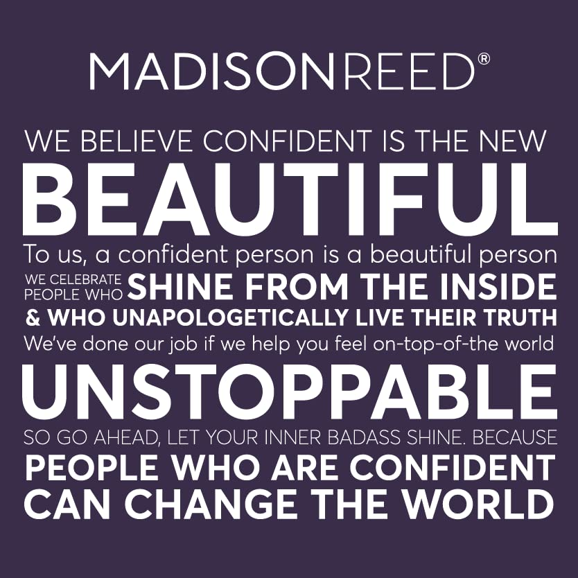 Madison Reed bottle styled in bathroom lifestyle scene promoting color-care routine