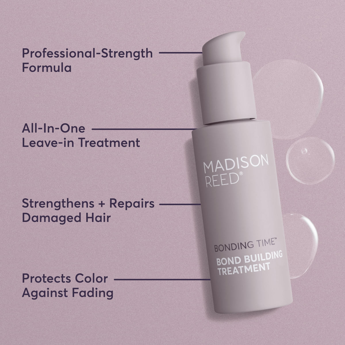 Madison Reed serum texture close-up demonstrating lightweight smoothing