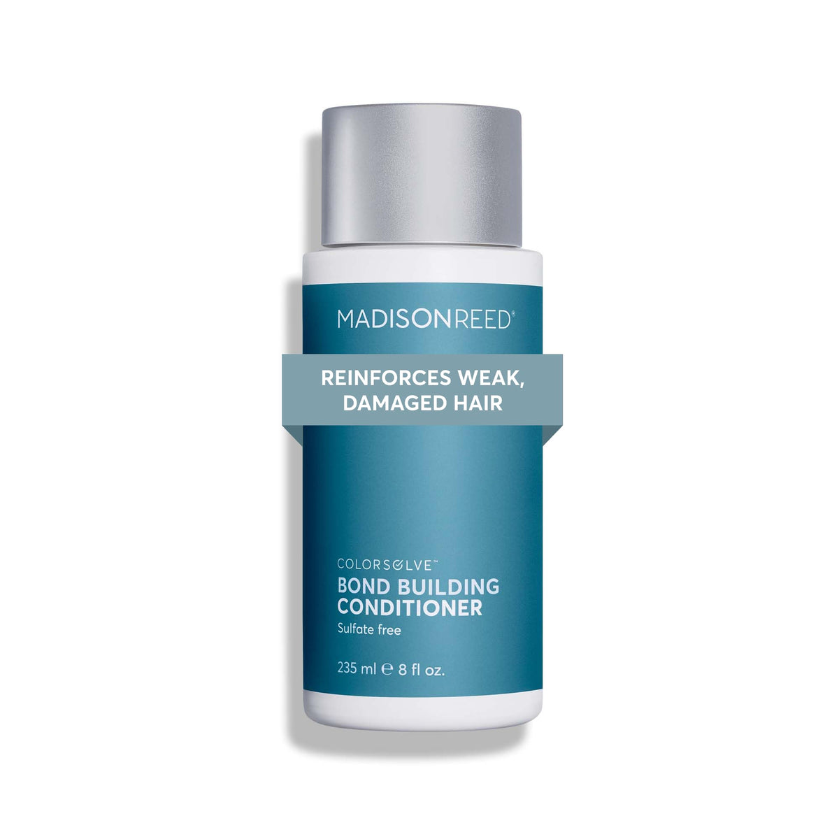 Madison Reed front packaging showing conditioner bottle and benefits