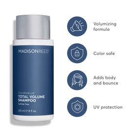 Madison Reed label close-up highlighting key ingredients and benefits