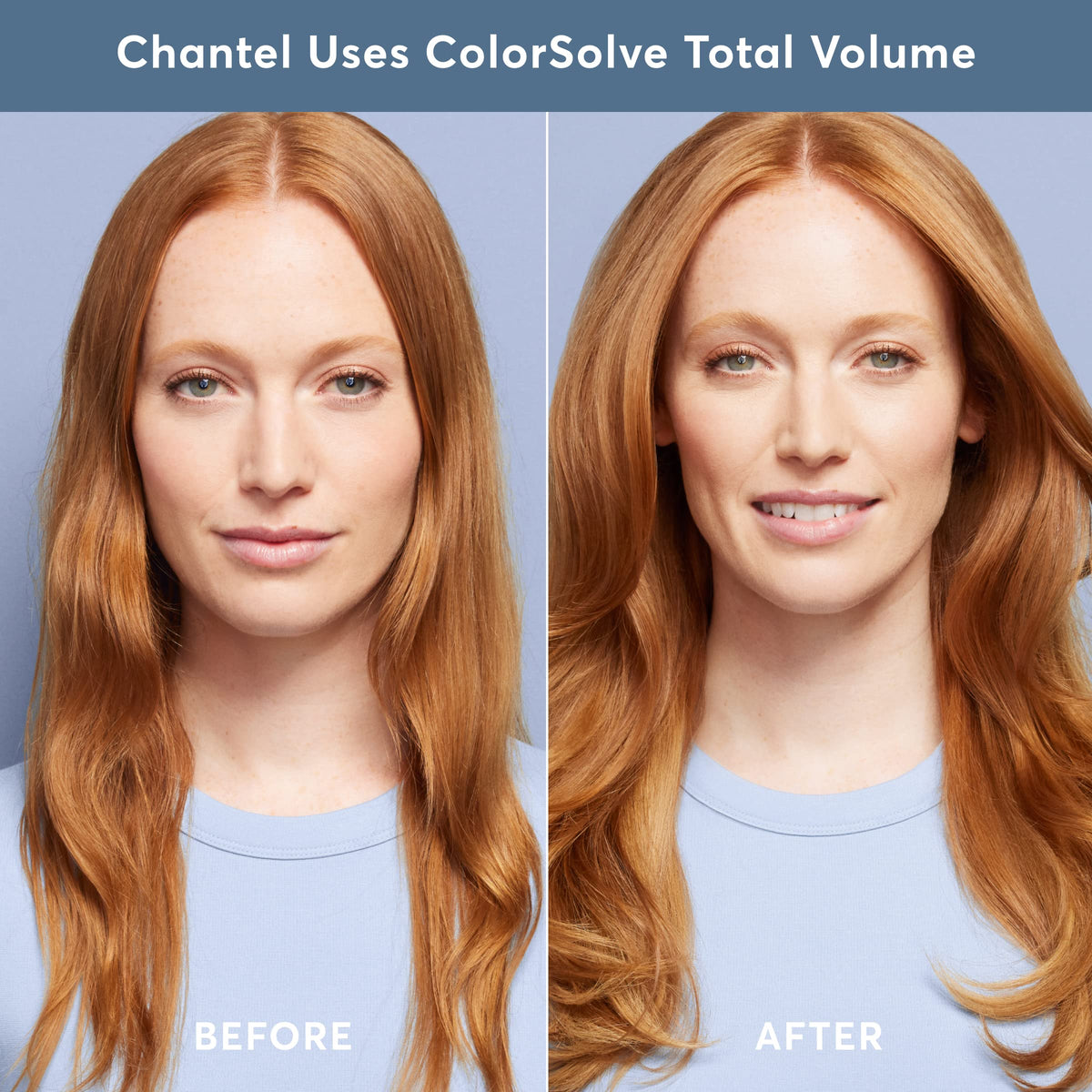 Madison Reed shampoo in hand portraying easy application and lift