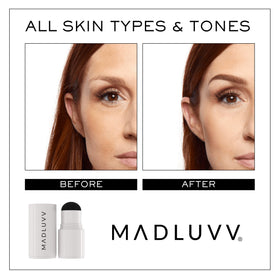 MADLUVV touching up hairline with auburn refill to conceal grey roots