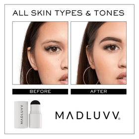 MADLUVV brows before and after refill for natural fuller brow benefit