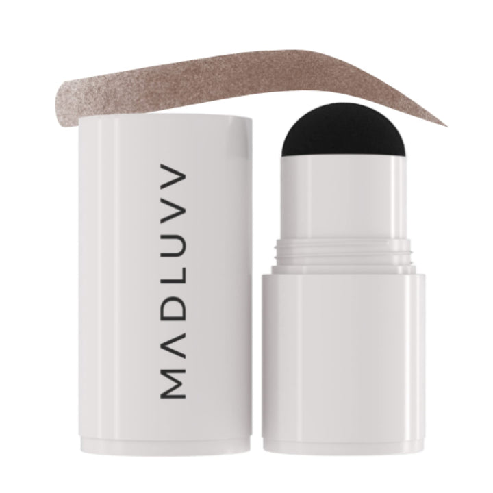 MADLUVV brow stamp refill front cap showing compact design and quick replacement benefit