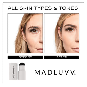 MADLUVV hairline touchup in use concealing roots and thinning areas for seamless blending
