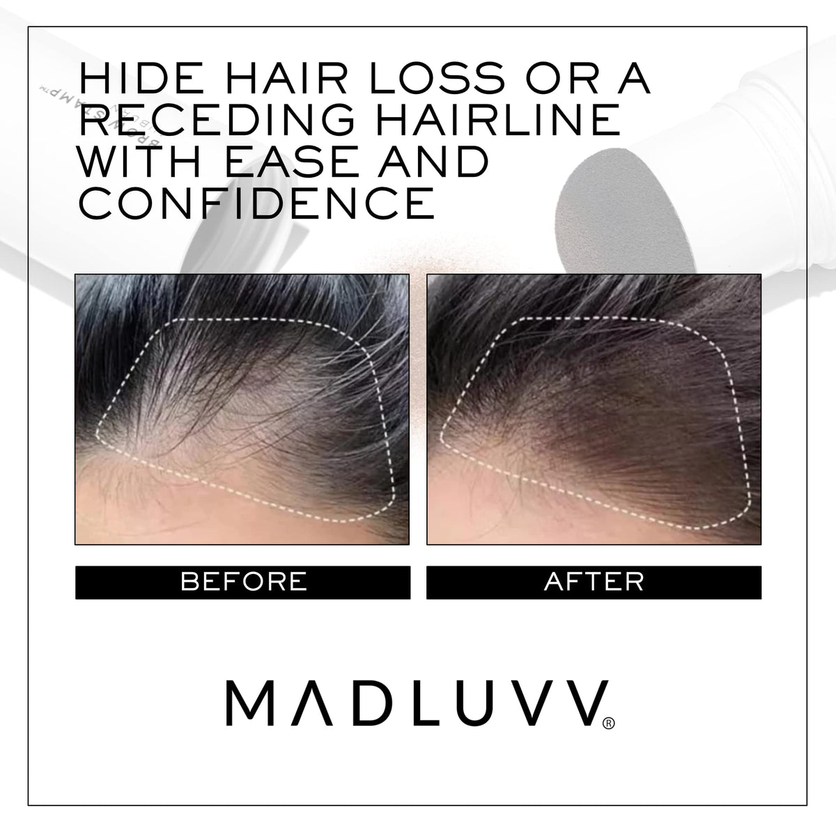 MADLUVV refill cap label and ingredients detail demonstrating clean formulation