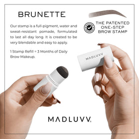 MADLUVV closeup of sponge applicator highlighting precise pigment delivery