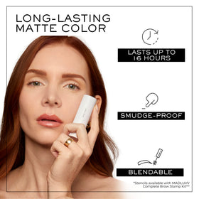 MADLUVV twisting the cap to release pigment for fast, controlled application