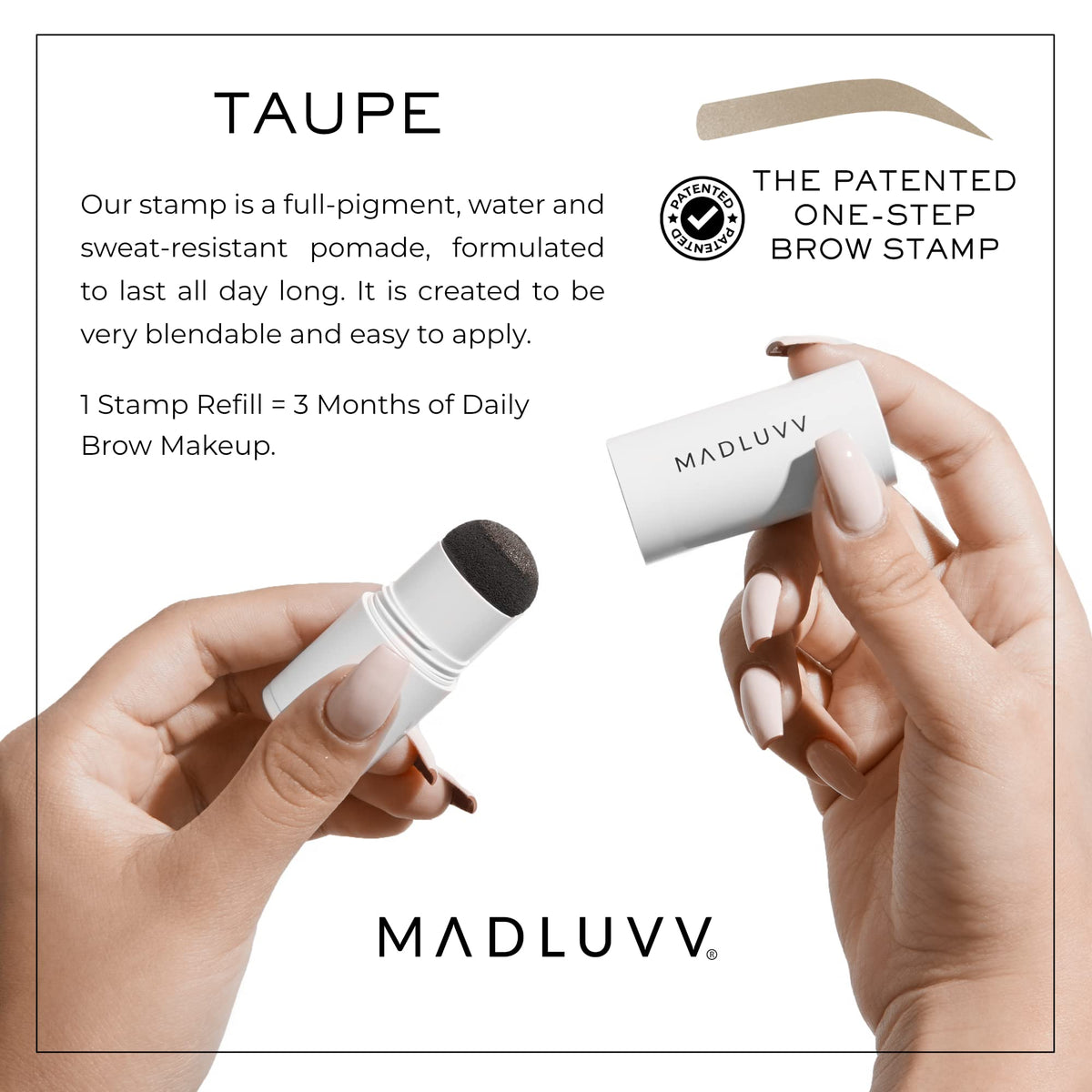 MADLUVV sponge closeup revealing texture for precise pigment transfer