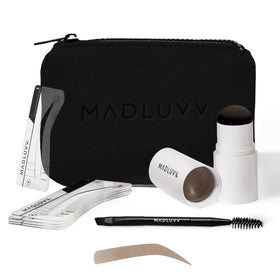 MADLUVV front packaging showing kit contents and soft brown benefit fast shaping