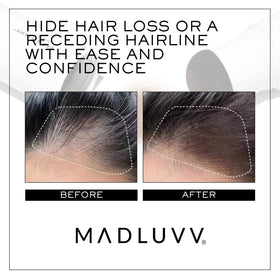 MADLUVV label close-up highlighting clean ingredients and hypoallergenic benefit