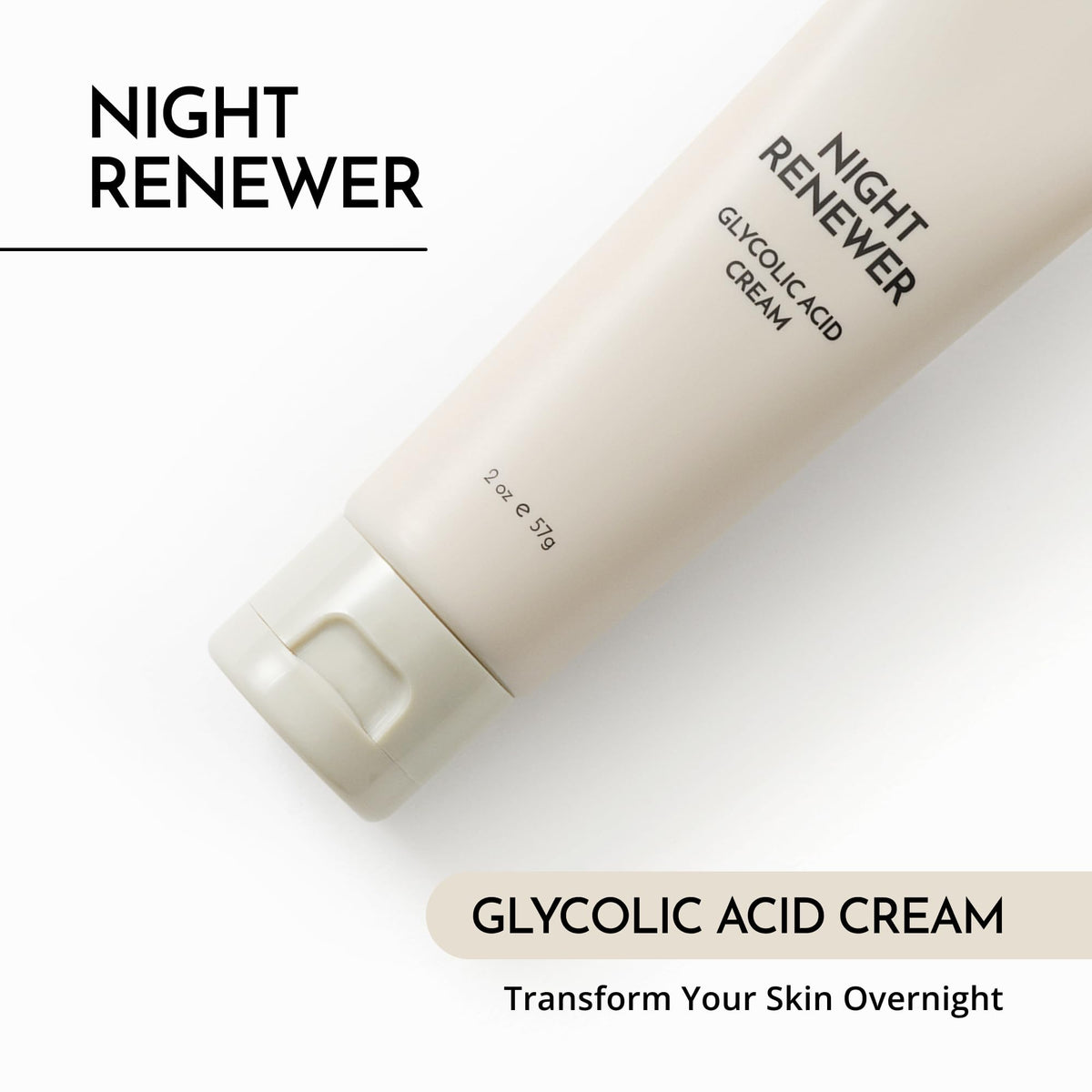 MAELOVE Night Renewer next to coin for size comparison, helps visualize product amount