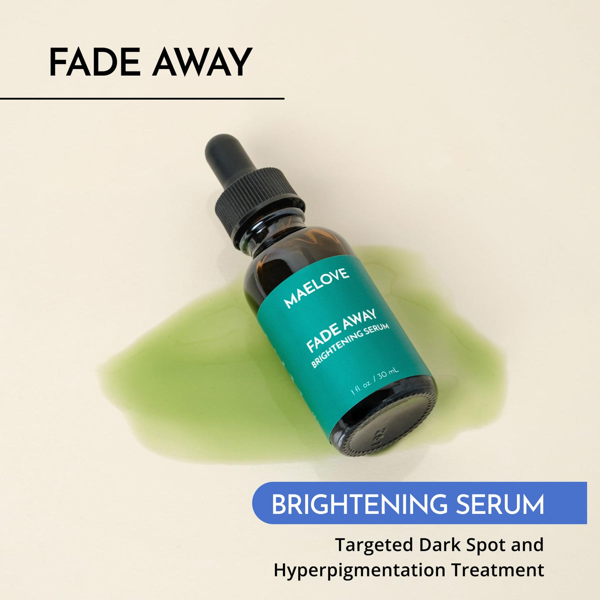 MAELOVE product on bathroom shelf suggesting easy daily routine use