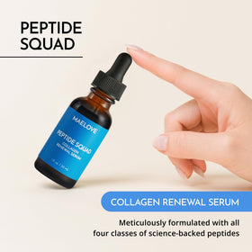 MAELOVE label close-up highlighting peptide ingredients and benefit