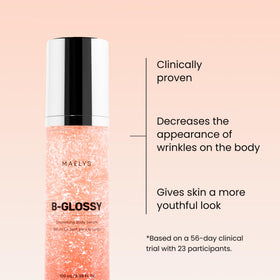 MAËLYS B-GLOSSY pump close-up showing dispenser and precise application ease