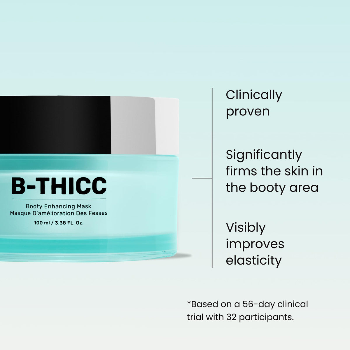 MAËLYS B-THICC sorbet texture close-up illustrating quick absorption and lightweight feel