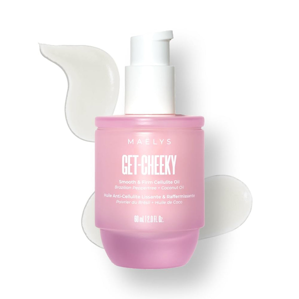 MAËLYS GET-CHEEKY front bottle shot showing label and 2 fl oz size, highlighting convenient design.