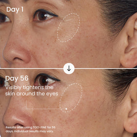 MAËLYS serum texture on skin illustrating lightweight absorption benefit