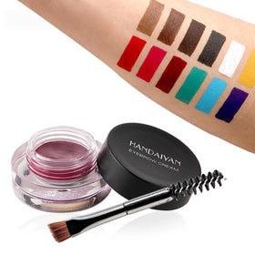 MAEPEOR double-ended brush detail for precise shaping and blending benefit