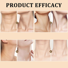 Magec applicator in use on neck offering targeted upward massage
