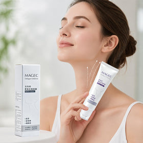 Magec Cream label and ingredients panel highlighting fullerene benefit