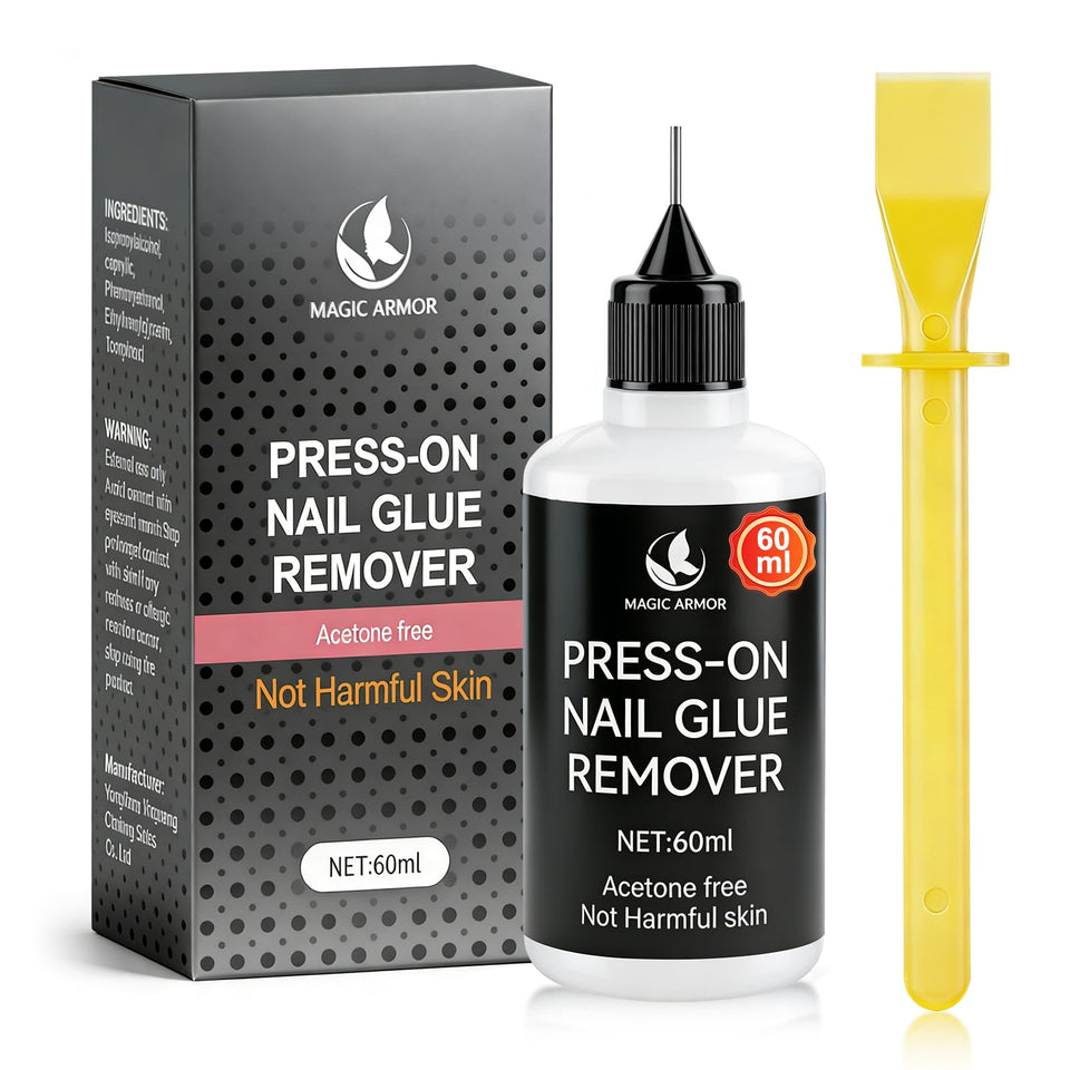 MAGIC ARMOR front bottle showing label and volume, promotes easy removal