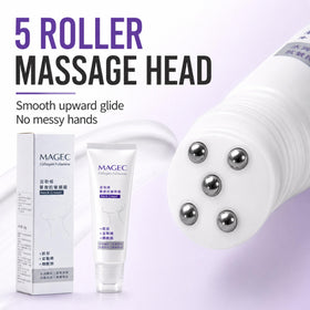 Generic Magic Collagen five-roller close-up showing metal head and targeted cooling