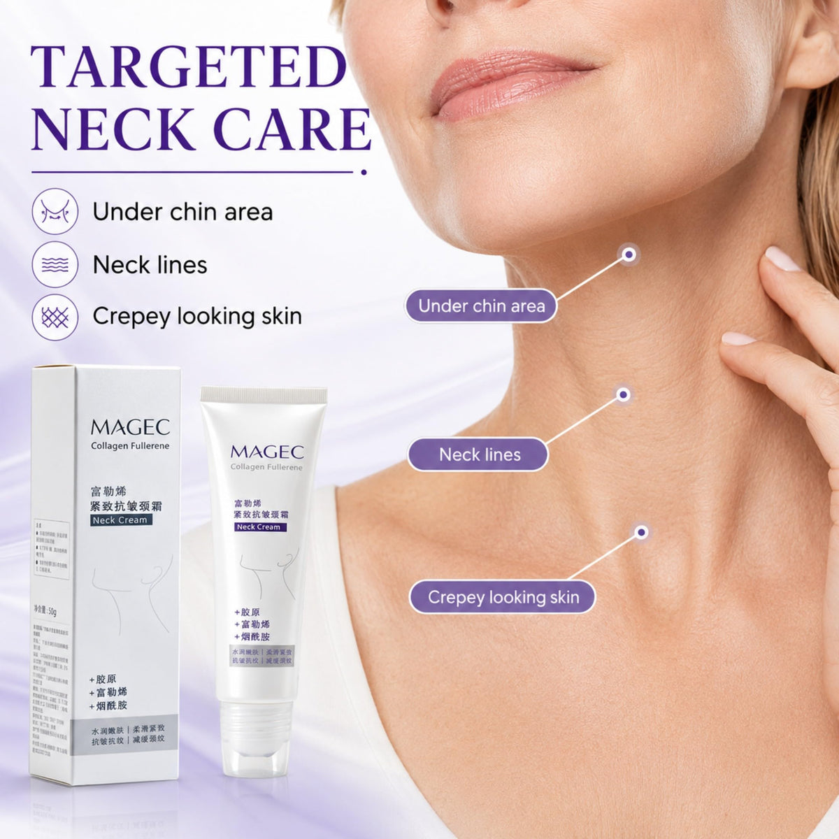 Generic Magic Collagen in hand showing tube size and travel-friendly convenience benefit