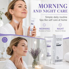 Generic Magic Collagen lifestyle bathroom display showing daily routine and elegant aesthetic