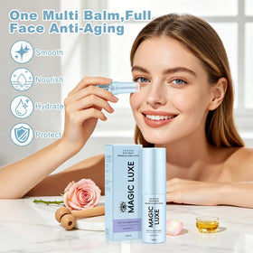 MAGIC LUXE OIL lifestyle bag travel shot showing purse-ready convenience for touch-ups