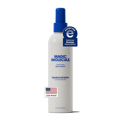 Magic Molecule front label showing product name and size helps quick identification