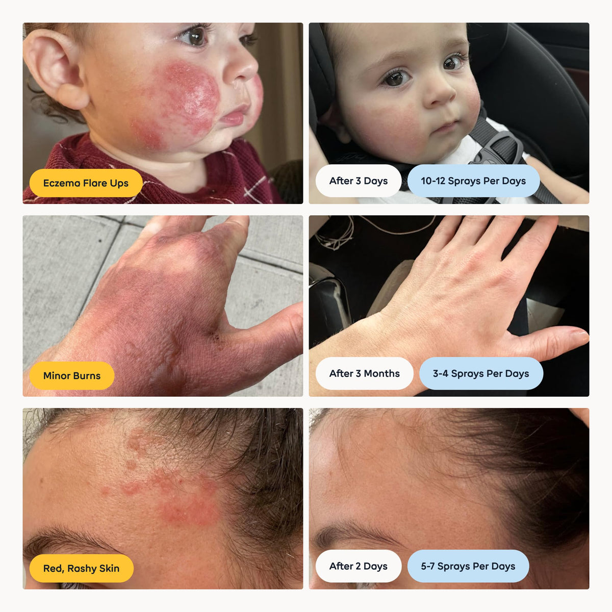 Magic Molecule hand spraying face demo for quick daily refresh
