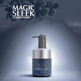 MagicSleek applied in shower demonstrating smooth application and detangling benefit during rinse