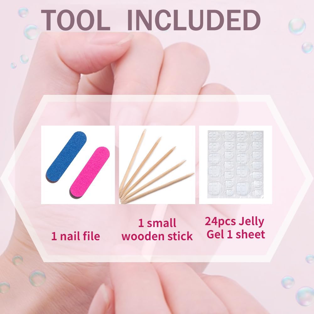 MAGLFELL nails applied on hand model demonstrating polished almond shape for everyday style
