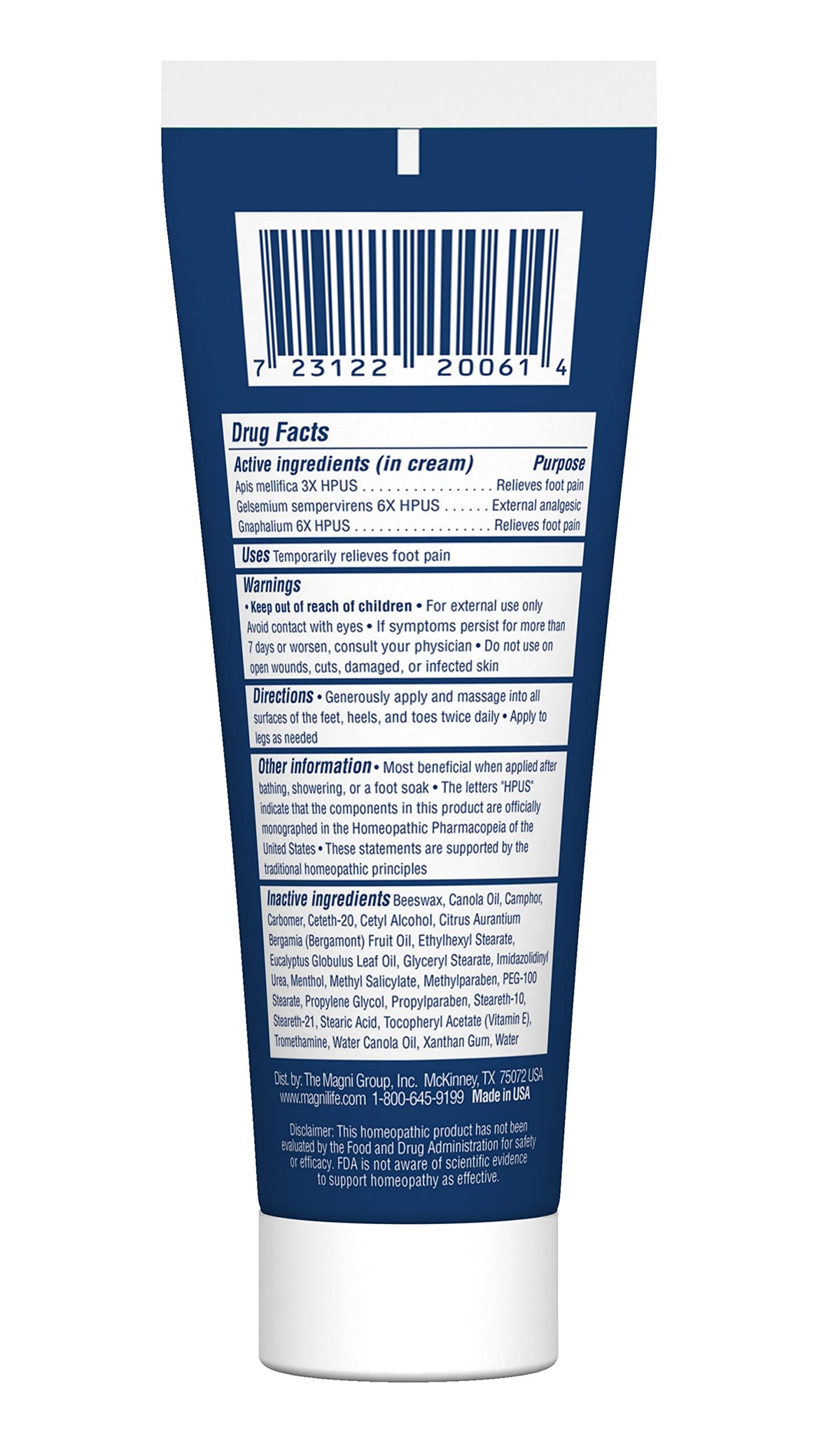 MagniLife cream texture close-up highlighting smooth, non-greasy absorbent finish