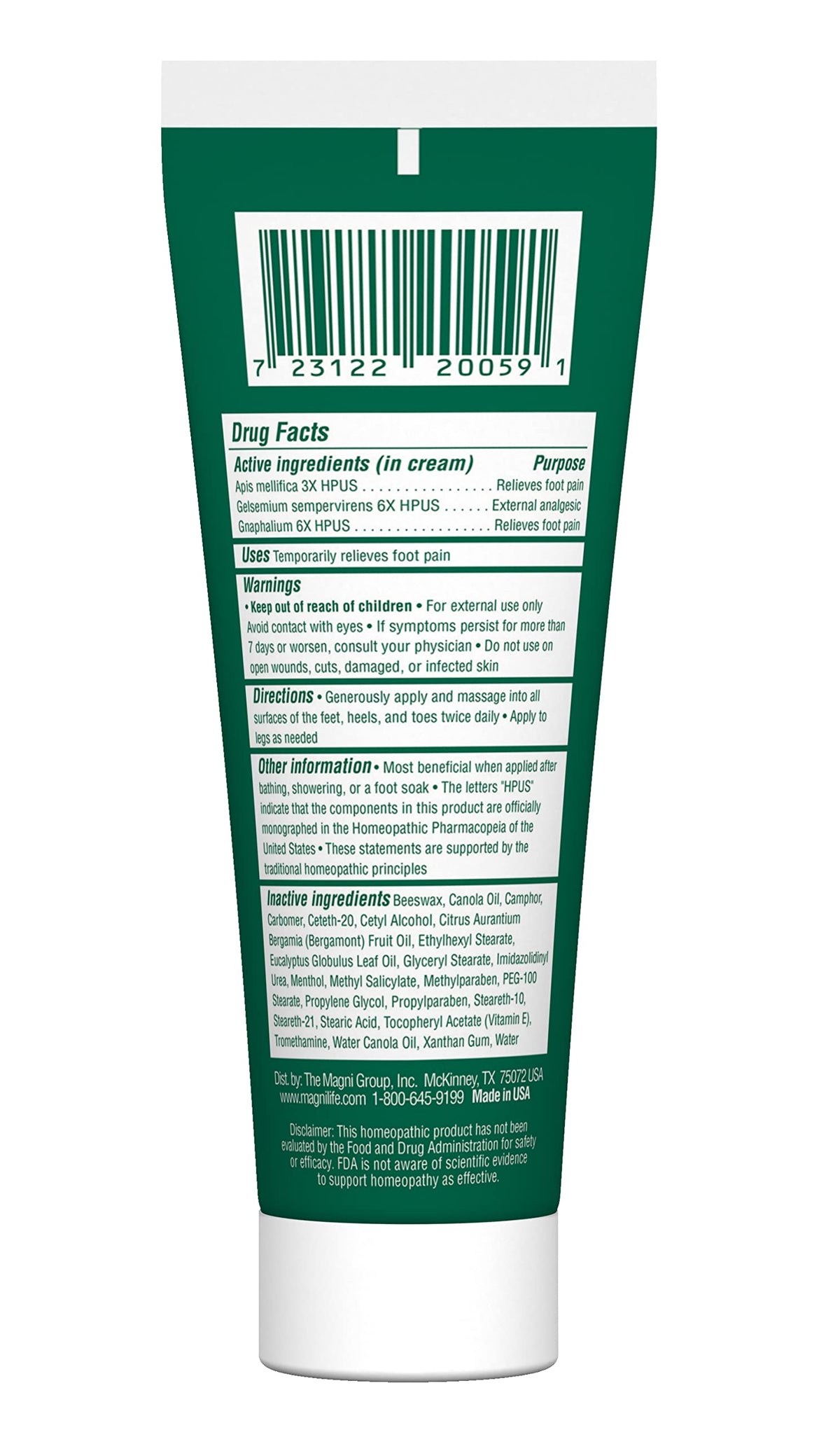 MagniLife close-up of cream texture highlighting fast absorption benefit