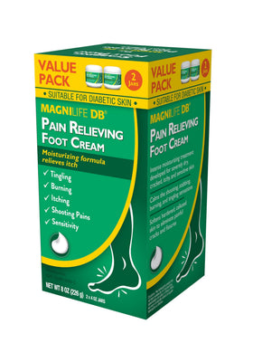 Close-up of MagniLife label highlighting botanical ingredients and gentle formulation