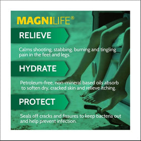 MagniLife open jar displaying creamy texture and fast-absorbing formula benefit