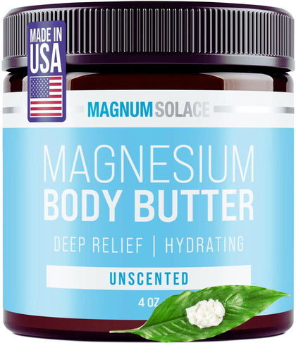 Magnum Solace front jar showing label and light scent benefit