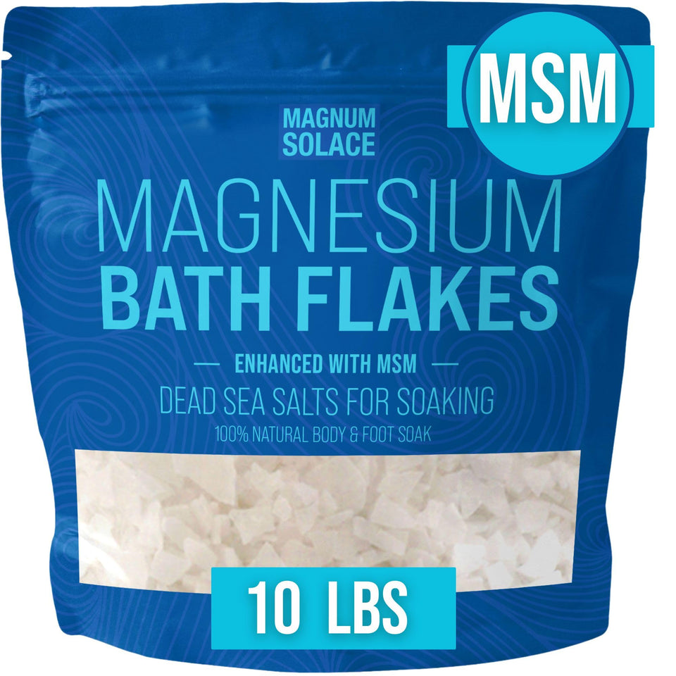 Magnum Solace front packaging showing 10 lb container and clear product benefit