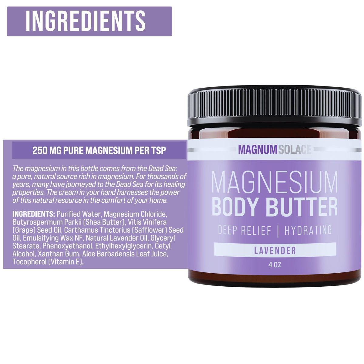 Magnum Solace lifestyle bedroom scene suggesting relaxing lavender evening routine