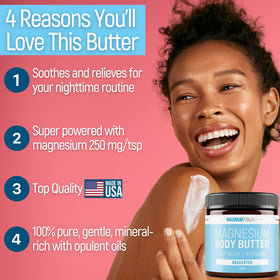 Magnum Solace open jar texture close-up displaying creamy absorbent butter