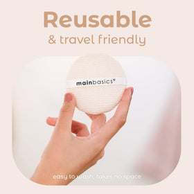 MainBasics wet pad producing cleanser foam to boost lather and cleansing benefit