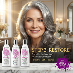 Maison 276 product being applied to wet hair to show real-world use