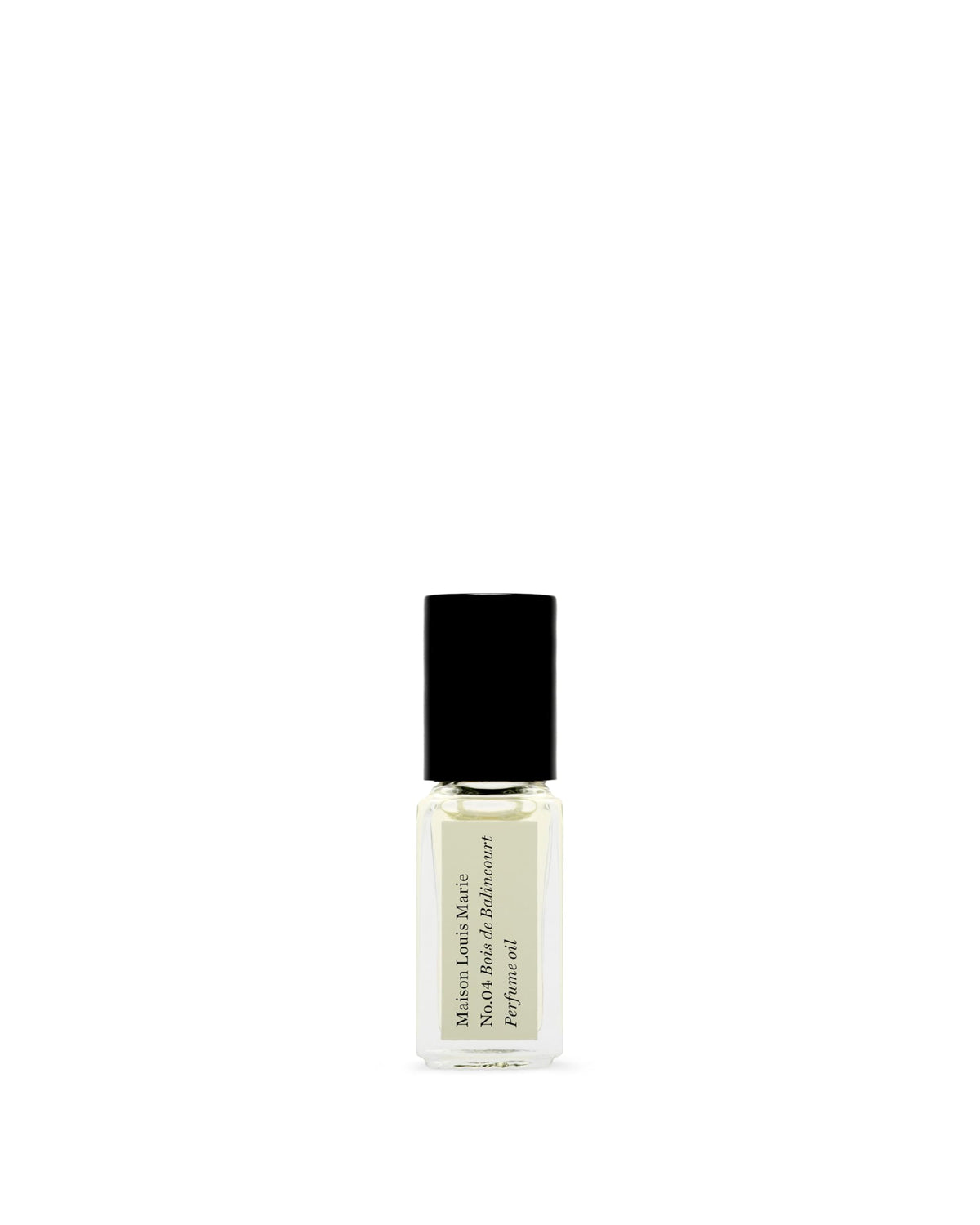 Maison Louis Marie No.04 front packaging showing label and compact bottle benefit travel-friendly