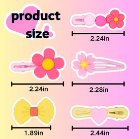 MAITIANISK flower-shaped clip close-up highlighting bright colors and detail