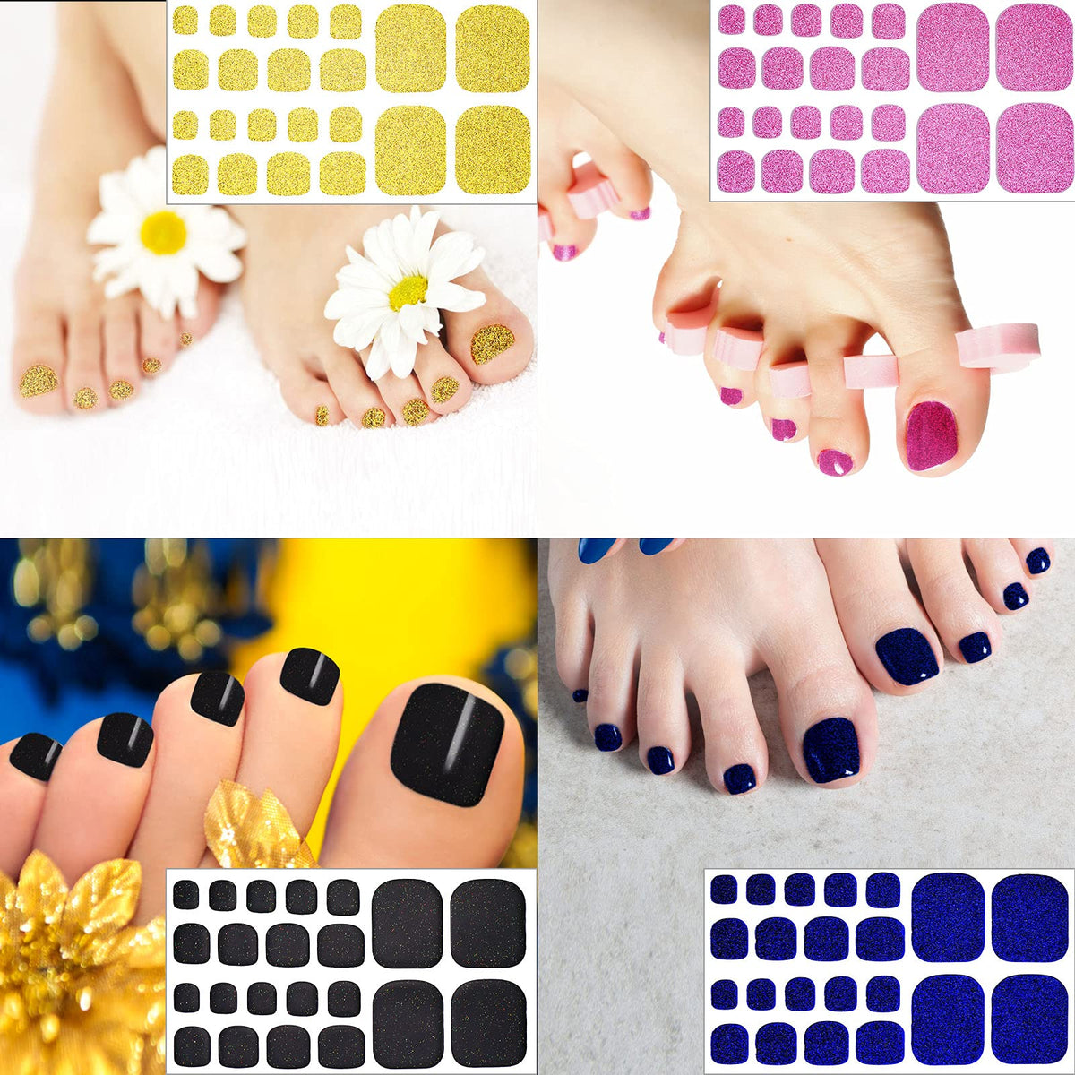 Maitys application on toenail demonstrating quick at-home pedicure