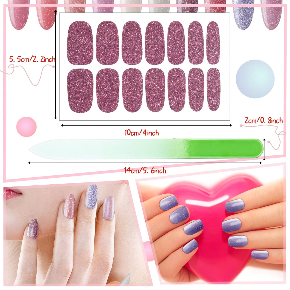 Maitys application on finger demonstrating easy alignment and quick finish