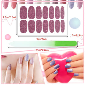 Maitys application on finger demonstrating easy alignment and quick finish