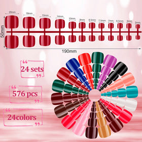 Maitys color range spread showing classic shades and mix-and-match options